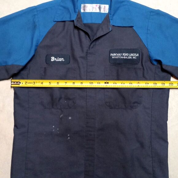 Ford Red Kap Automotive Authentic Dealership Mechanic Work Shirt - Size Small - Picture 13 of 13